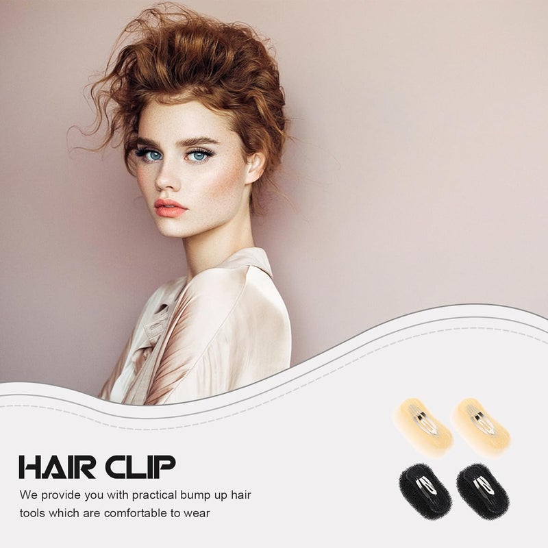 Cabilock 4pcs Hair Padding Clips for Volume and Height Mixed Colors Styling Accessories - Image 3